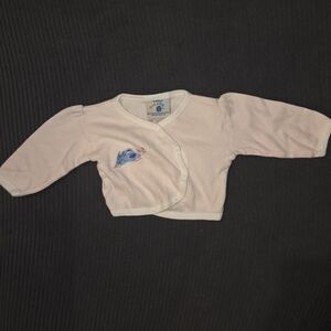 Vintage Baby Blues Clues Nickelodeon Pink Baby Cardigan 0-3 Months